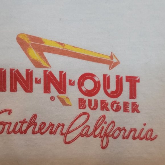 In N Out Throw Back 1991 Long Sleeve Shirt Retro Repro Adult Size Small - Picture 5 of 7